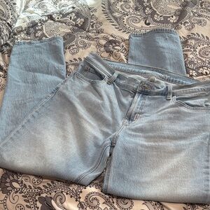 Old Navy Light Blue Straight-Leg Women's Jeans